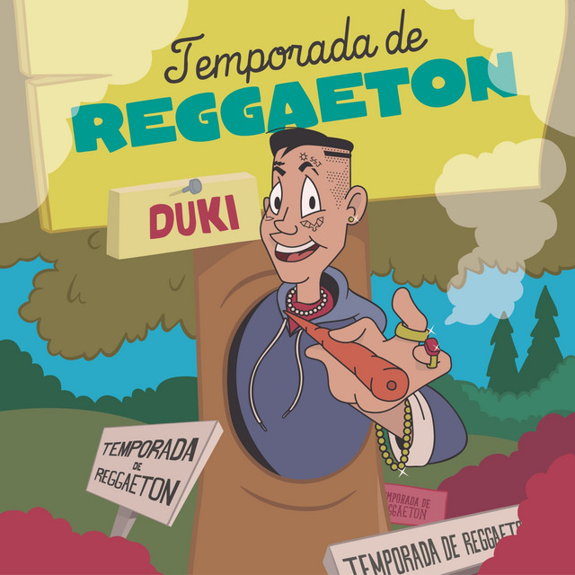 tapa del album temporada de reggaeton